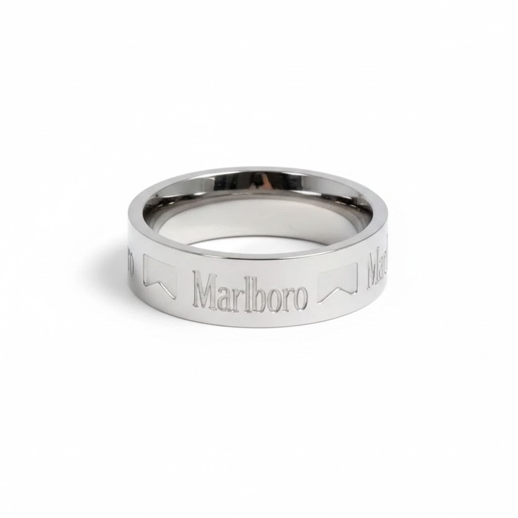 SILVER MARLBORO RING